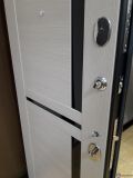 Металлические двери Соренто Мега 80 мм Беленый Дуб