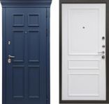 Двери входные Честер Софт синий/Софт Белый